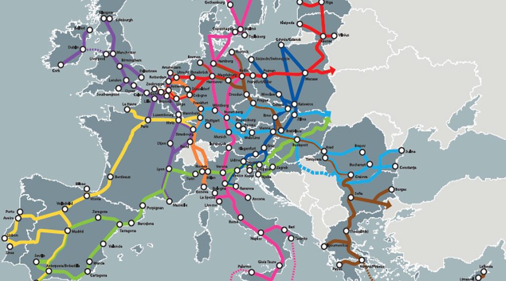 koridori srbije mapa Luke na Dunavu čekaju pare EU   Objavljena mapa devet glavnih  koridori srbije mapa