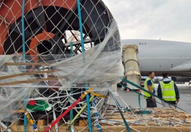 Heavy Load – 10 Tons of Steel Cable Reel Transported by Air from Bergamo to Shanghai (PHOTO)